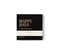Print Works Black Happy Days Coffee-table Small Photo Album 24.5cm X