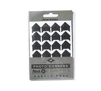 PRINTWORKS Photo Album - Photo Corners, Black, Medium