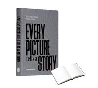 Printworks Photo Book - Every Picture Tells a Story | 160 Photo Capacity, Two 4x6 Per Page, 7.1 x 10.4 in Pages, 11 x 7.7 in, White Paper, Bookshelf Display