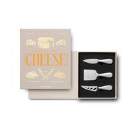 PrintWorks The Essentials 3 Piece Stainless Steel Cheese Knife Set, Gift Set with Knives, Chisel and Heart Knives, Stylish Cold Meat Accessories and Dishwasher Safe