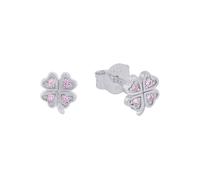Prinzessin Lillifee Children's Earrings Studs Silver Zirconia Clover 2037942