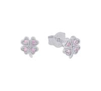 Prinzessin Lillifee Children's Earrings Studs Silver Zirconia Clover 2037942