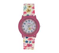 Prinzessin Lillifee Girls Watch Children's Quartz Watch Analogue with Textile Strap 3 Bar Waterproof Gift for Daughter and Granddaughter Comes in Watch Box, pink, One Size