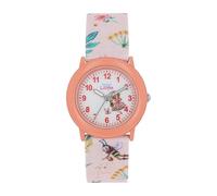 Prinzessin Lillifee Girls Watches Quartz Analog Watch with Fabric Strap Waterproof Gift for Daughter and Granddaughter, Color: Red, OneSize, No Pattern