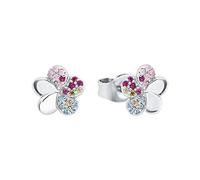 Prinzessin Lillifee stud earrings 925 Sterling Silver girls' children's earrings, flower, with gemstone, comes in a jewelry gift box