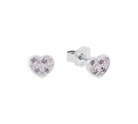 Prinzessin Lillifee stud earrings 925 Sterling Silver girls' children's earrings, with synthetic zirconia, comes in a jewelry gift box