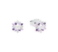 Princess Lillifee Stud earrings Ear jewelry, with Zirconia synth., 7 cm, Purple,