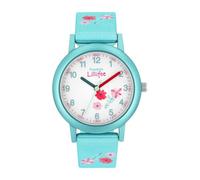 Prinzessin Lillifee Wristwatch Girl's Kids Quartz watch Analog, with Textile Strap, Turquoise, 3 bar Waterproof, Comes in watches gift box, 2031757