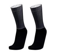 PRIOKNIKO Men's Compression Cycling Socks, Black, One Size 39-45