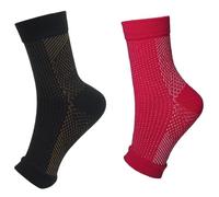 PRIOKNIKO Sports Running Compression Socks Breathable Compression Fully Exposed Toe Ankle Elastic Socks,Set 10,XL