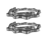 PRIOR FITNESS 2pcs Nylon Daisy Chain Straps for Aerial Yoga Hammock Swing Adjustable Aerial Silk Extender Strap Rope Anti-Gravity Yoga Extend Belts