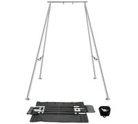 PRIOR FITNESS Aerial A-Frame Tripod Load Capacity 730 kg/1610 lbs, Yoga Tripod for Hammocks/Silk/Baskets, Portable and Adjustable 1.5-3.3 m (10 Heights), CE and SGS Certified