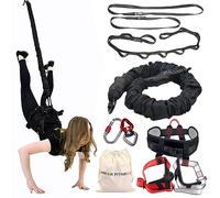 PRIOR FITNESS Bungee Fitness Set - Professional 4D Flying Exercise Kit With Rigging Hardware, Heavy Duty Dance Rope, Sturdy Antigravity Workout Equipment for Home Gym Studio XL