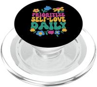 Prioritize Self-Love Daily Raising Awareness PopSockets PopGrip for MagSafe