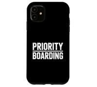 Priority Boarding Holiday Travel Frequent Flyer Case for iPhone 11