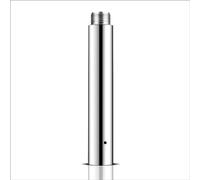 PRIORMAN Pole Extension for Pole Dancing 45mm - 125/250/500mm Dancing Pole Extension, Easy to Install, Smooth Connection Chrome Extension for Dance Pole… (Silver, 250 Millimeters)