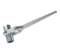Priory 325 Double Ended Scaffold Spanner Whit 7/16" x 1/2" Round Steel Socket