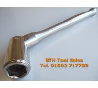 PRIORY Poka Stainless Steel Scaffold/Scaffolders Spanner, HEX Head, 7/16ww