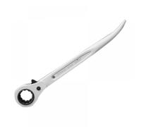 Priory 604 Short Bent Reversible Ratchet Podger 19 x 21mm White