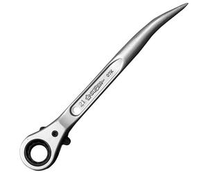 Priory Super Tool 21mm/19mm Aircraft Alloy Scaffold Podger Ratchet Spanner,604AL