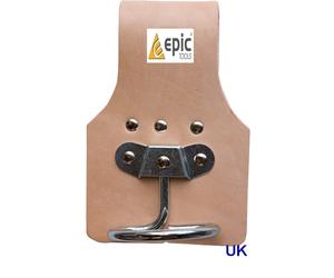 Priory Tan Leather Swing Style Hammer Loop Belt Holder Frog, Ideal Scaffolders