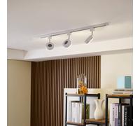 Prios Jardani single-circuit track lighting system 3-bulb white