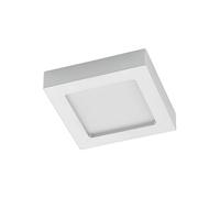 PRIOS LED Ceiling Light Alette dimmable (Modern) in Silver Made of Aluminium for e.g. Bathroom (1 Light Source,) from Ceiling lamp,