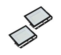 Prios LED outdoor spotlight Maikel, 150 W, metal, set of 2