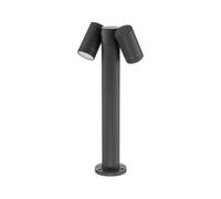 PRIOS Outdoor Lights Tulimar dimmable (Modern) in Black Made of Aluminium (2 Light Sources, GU10) from Pillar Garden Path Bollard lamp