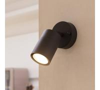 PRIOS Tulimar outdoor wall light, 15 cm, anthracite, adjustable