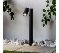 Prios Tulimar pillar light, 45cm, anthracite, 1-bulb, metal