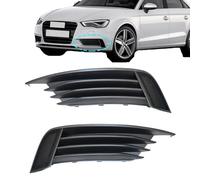 Priprilod 1Pair Front Bumper Lower Left & Right Side Grills 8V58076829B9 8V5807682 Compatible with Audi A3 S3 2013 2014 2015 2016 2017