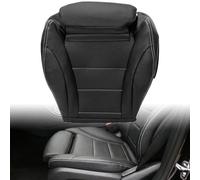 Priprilod Black Microfiber Leather Driver Side Bottom Replacement Seat Cover Compatible with Mercedes Benz C300 2015 2016 2017 2018 2019 2020 2021