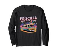 Priscilla Retro Musical Queen of The Desert Broadway Theatre Long Sleeve T-Shirt