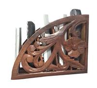 Prisha India Craft ® Beautiful Handmade Wooden Remote Control Holder / Stand / Organizer / Rack - 7.75" X 6" X 3.25" - Christmas Gift with FREE WOODEN KEYRING.