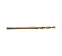 Prision Hss Drill Bit Set 0.6-2.2mm With 2.35mm Shank For Diy Carving Engraving Wood Amber Olives Beads Crafts 10 Sizes Gold 50mm Length(2.0mm)