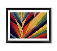 Prism Art Abstract Vol.2 Framed Print | A4 Black Framed Wall Art | Ready to Hang | Abstract Fantasy Picture | Living Room Bedroom Lounge Office