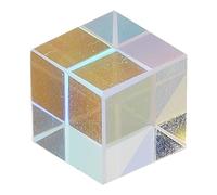 Prism Photography Props Optical Prism Cube Optical Glass Prism Cube Multi Color Photography Props Tabletop Decoration (10 * 10 * 10mm)