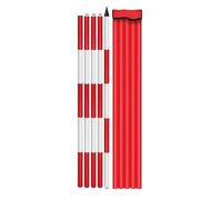 Prism Pole Aluminum Alloy,Universal Prism Pole Point for Total Station Surveying,Grade Rod for Road Work/Land Surveying Equipment(500cm/196.85in)