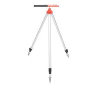 Prism Pole Tripod, 75-120cm Height Retractable Total Station with Bubble, Stable Aluminum Alloy, for Construction Sites, Tunnels, Bridges