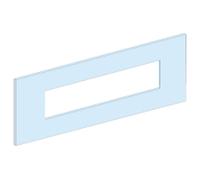 Prism set metal cover with cutout for PrismaSeT LVS03243