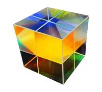 Prism Transparent, Cube | Pendant Prism Cube Transparent Cube X Optical Glass for teaching physics Spectrum of light