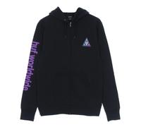 Prism Triple Triangle Zip Up Hoodie, male, HUF, Zip-throughs, Blue, L, Sweatshirts & Hoodies L