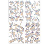 Prism Window Stickers for Bird Strikes,42 Pieces Suncatcher Sticker,Rainbow Prism Window Decals,Prevention Birds Alert Sticker for Windows Decorationto Prevent Strikes