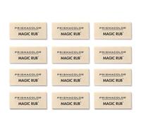 PRISMACOLOR Magic Rub Eraser, No. 1954, 12 pieces, 1 box