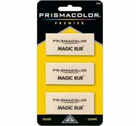 Prismacolor Premier Magic Rub Vinyl Erasers, 3-Count