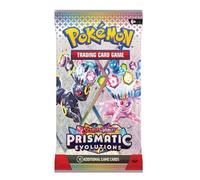 Prismatic Evolutions 1x Booster English | Evoli Developments Special | 10 Cards Including 1 Code Card | Heartforcards® Shipping Protection