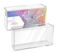 Prismatic Evolutions SPC Acrylic Display Case Compatible with Prismatic Evolutions Super-Premium Collection Box, 8+5mm Thick Clear Acrylic Protector Case with Magnetic Lid, Pokemon Card Display Box