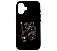 Prismatic Predator: The Watchful Leopard Case for iPhone 16