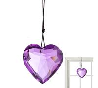 Prisms for | K9 Heart Shaped Heart Prism Charm - Rainbow Pendant Prism for Patio, Rainbow Maker with Rope, , Gift for Christmas